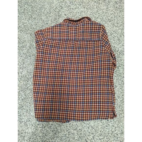 Pendleton Wool Shirt Medium Boy's Red Rust Button Down Long Sleeve Shirt - Picture 4 of 4